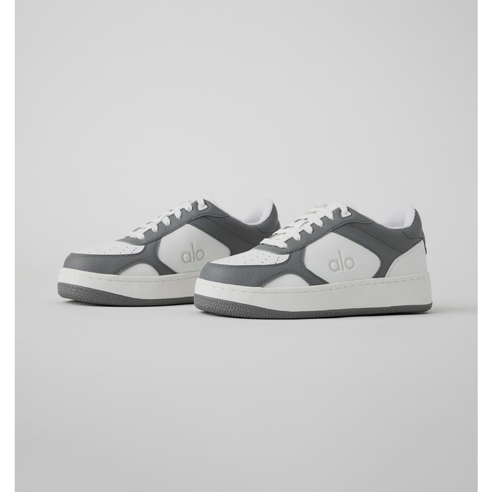 ALO Yoga Gray and White Recovery Sneakers